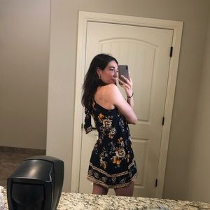 Spring and summer dress. Flowery, cute, fresh